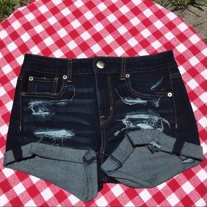 American Eagle Outfitters denim Hi-Rise Shortie